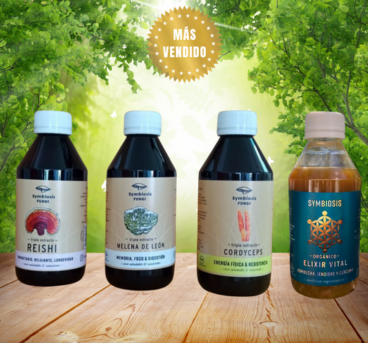 Combo Adaptógenos x 3 Meses — Triple Extracción + Elixir Vital