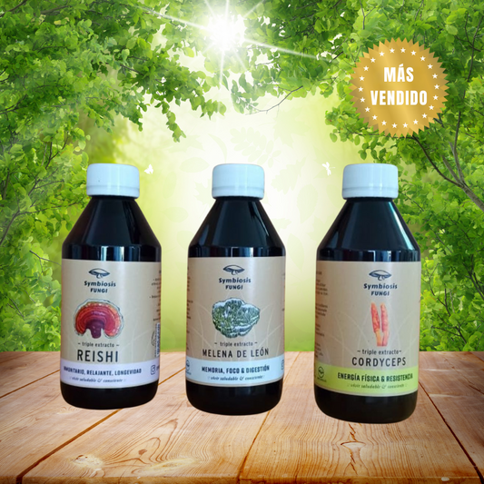 Combo Adaptógenos x 3 Meses — Triple Extracción ⭐ Más Vendido